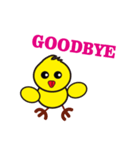 A lovely yellow bird's day（個別スタンプ：2）