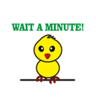 A lovely yellow bird's day（個別スタンプ：5）