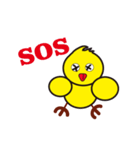 A lovely yellow bird's day（個別スタンプ：6）