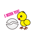 A lovely yellow bird's day（個別スタンプ：7）