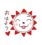 片眉！白いチワワンの恋人と使うスタンプ（個別スタンプ：13）