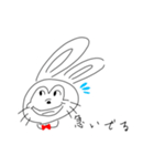 気味の悪いうさぎちゃんスタンプ（個別スタンプ：3）