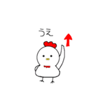 にわとりとうさぎ（個別スタンプ：6）