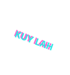 ANJAY TEXT（個別スタンプ：6）