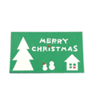 クリスマスカード。（個別スタンプ：2）