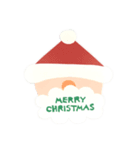 クリスマスカード。（個別スタンプ：3）