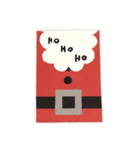 クリスマスカード。（個別スタンプ：6）