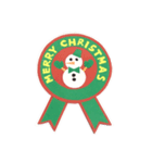 クリスマスカード。（個別スタンプ：7）