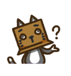 Carton Cat has a poker face（個別スタンプ：1）