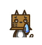 Carton Cat has a poker face（個別スタンプ：3）