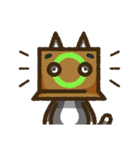 Carton Cat has a poker face（個別スタンプ：5）