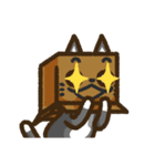 Carton Cat has a poker face（個別スタンプ：7）