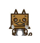 Carton Cat has a poker face（個別スタンプ：8）