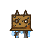 Carton Cat has a poker face（個別スタンプ：14）
