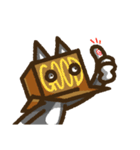 Carton Cat has a poker face（個別スタンプ：15）