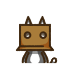 Carton Cat has a poker face（個別スタンプ：17）