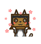 Carton Cat has a poker face（個別スタンプ：21）
