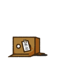 Carton Cat has a poker face（個別スタンプ：23）