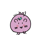 でぶーまうす。けだまスタンプ。（個別スタンプ：3）