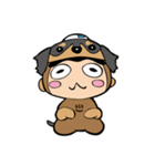 犬のしぶざるくん（戌）（個別スタンプ：5）