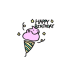 ソフトクリームくんのまいにち（個別スタンプ：4）