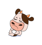 Lovely Happiness Cow（個別スタンプ：7）
