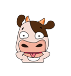 Lovely Happiness Cow（個別スタンプ：14）