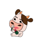 Lovely Happiness Cow（個別スタンプ：23）