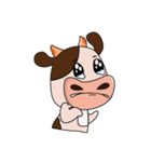 Anxiety Anger Cow（個別スタンプ：7）