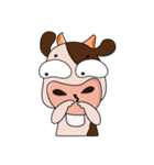 Anxiety Anger Cow（個別スタンプ：12）
