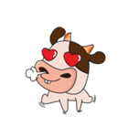 Anxiety Anger Cow（個別スタンプ：24）