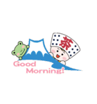 かわいい茶娘の毎日使えるスタンプ♪（個別スタンプ：9）