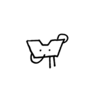 point plane line（個別スタンプ：3）