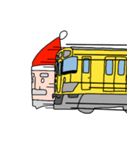 楽しい黄色い電車！〜クリスマス編〜（個別スタンプ：3）