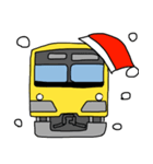 楽しい黄色い電車！〜クリスマス編〜（個別スタンプ：7）