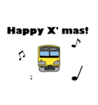 楽しい黄色い電車！〜クリスマス編〜（個別スタンプ：8）