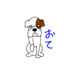 ボクサー犬 レオ（個別スタンプ：6）