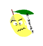 Emotion mango face（個別スタンプ：6）