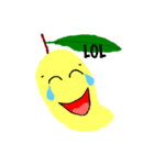Emotion mango face（個別スタンプ：7）
