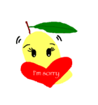 Emotion mango face（個別スタンプ：8）