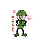 ゆるい感じのミリタリー君（個別スタンプ：4）
