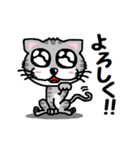 『うるキャラ』ネコさん！アメショ編（個別スタンプ：1）