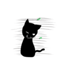 黒猫のくろねこちゃん（個別スタンプ：40）