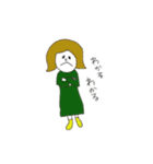 女の子の日常会話。1（個別スタンプ：5）