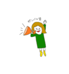 女の子の日常会話。1（個別スタンプ：9）