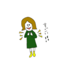 女の子の日常会話。1（個別スタンプ：15）