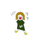 女の子の日常会話。1（個別スタンプ：16）