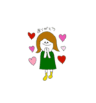 女の子の日常会話。1（個別スタンプ：18）