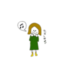 女の子の日常会話。1（個別スタンプ：23）