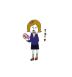 女の子の日常会話。1（個別スタンプ：31）